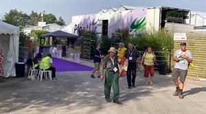 Four Oaks outdoor delegates and trailers